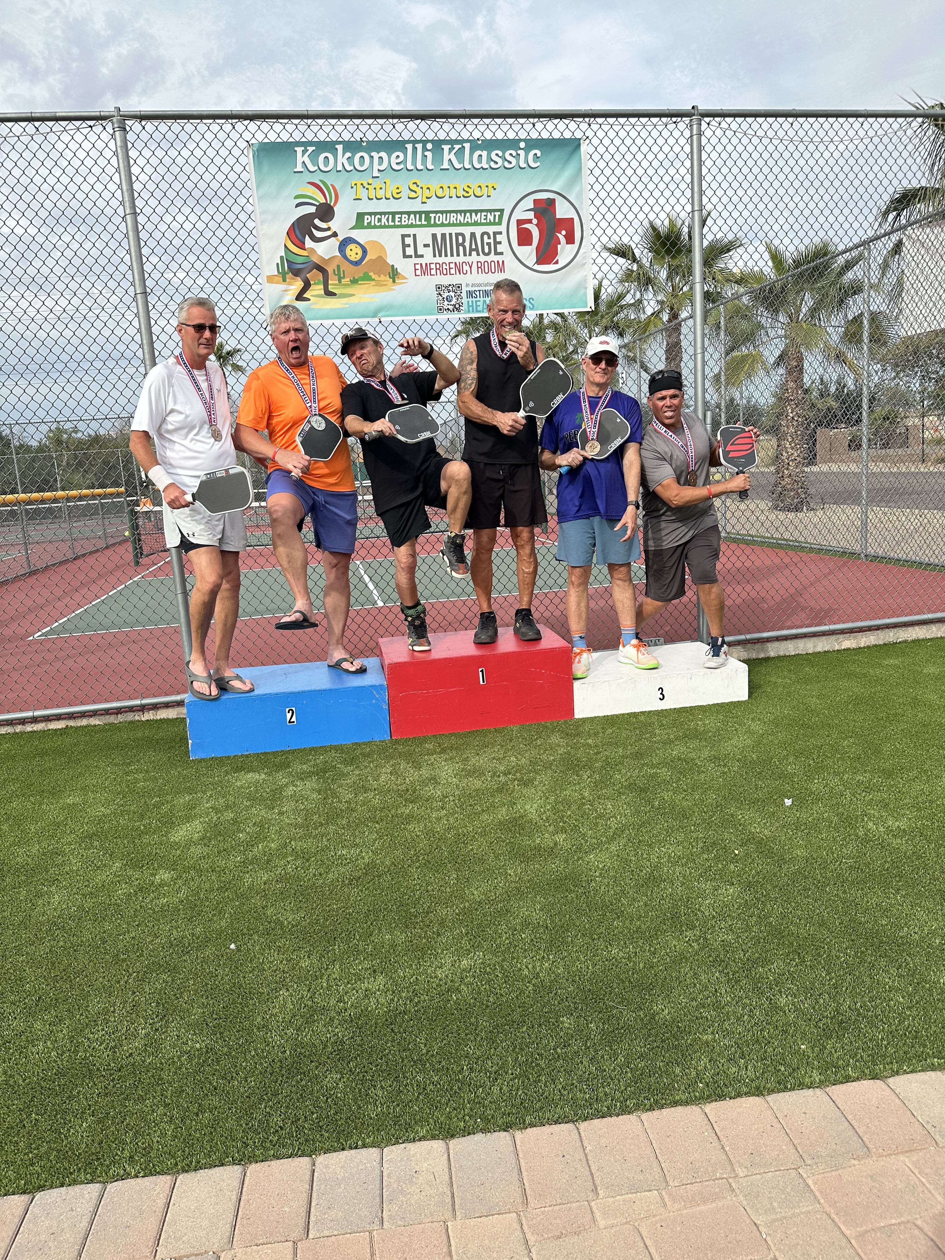 Dave Bigelow at Kokopelli Klassic Pickleball Tournament