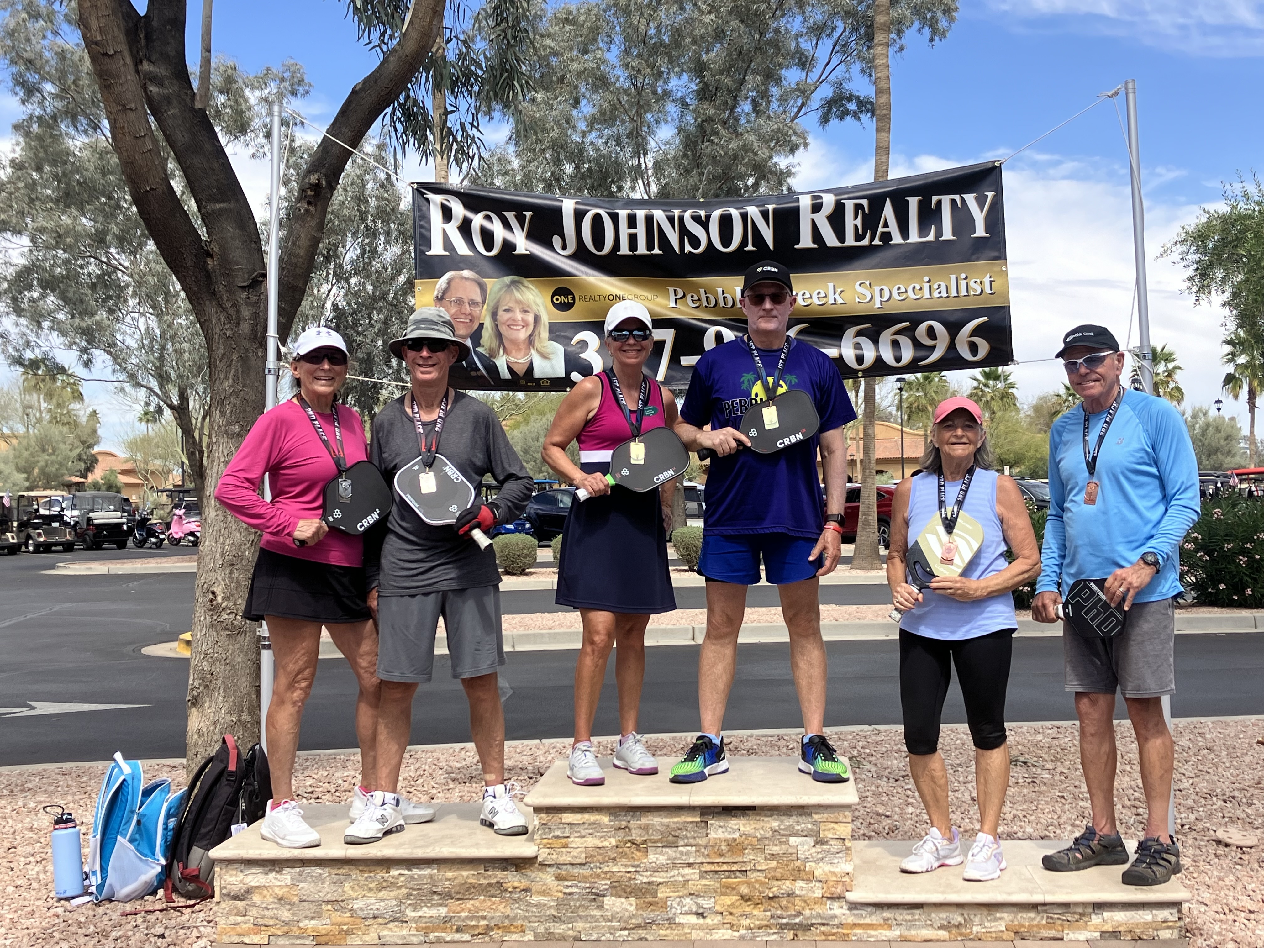 Dave Bigelow at PebbleCreek Pickleball Tournament